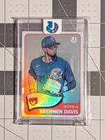 Custom Holographic Brennen Davis trading card